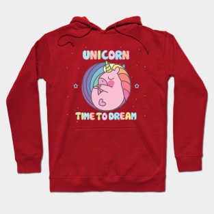 Time to Dream Unicron kids Grils teen fun cute Design Hoodie